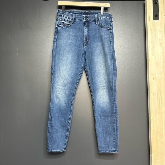 MOTHER High Waisted Looker Ankle Jean Watch Me 30 - Picture 5 of 8